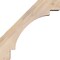 Ekena Millwork 5 1/2"W x 20"D x 20"H Merced Smooth Knee Brace, Douglas Fir BRC06X20X20MRC00SDF - alternate 2